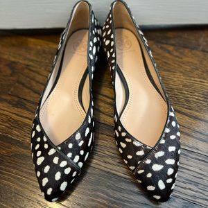 Tory Burch animal print flats